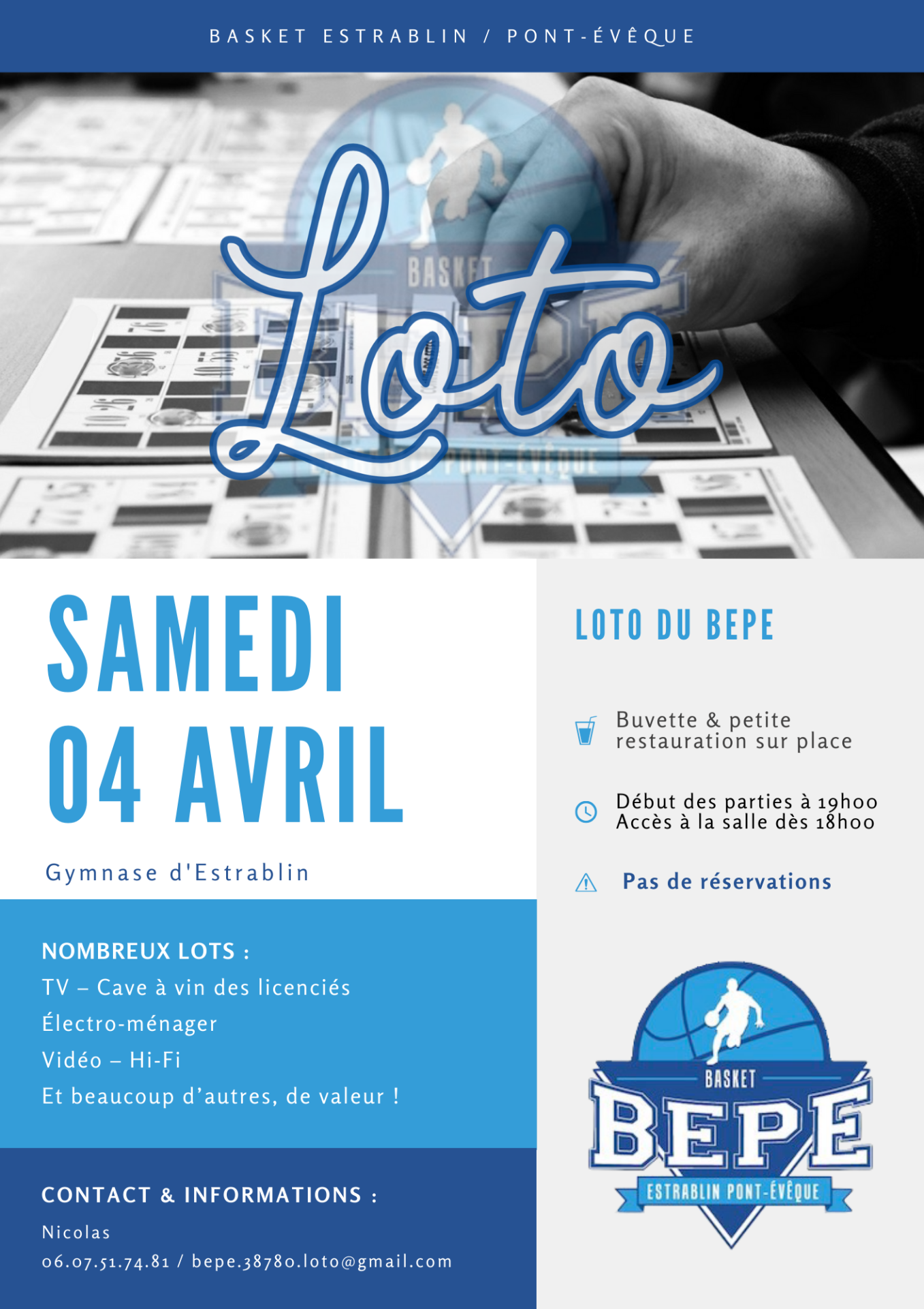 BEPE - Affiche Loto 2026